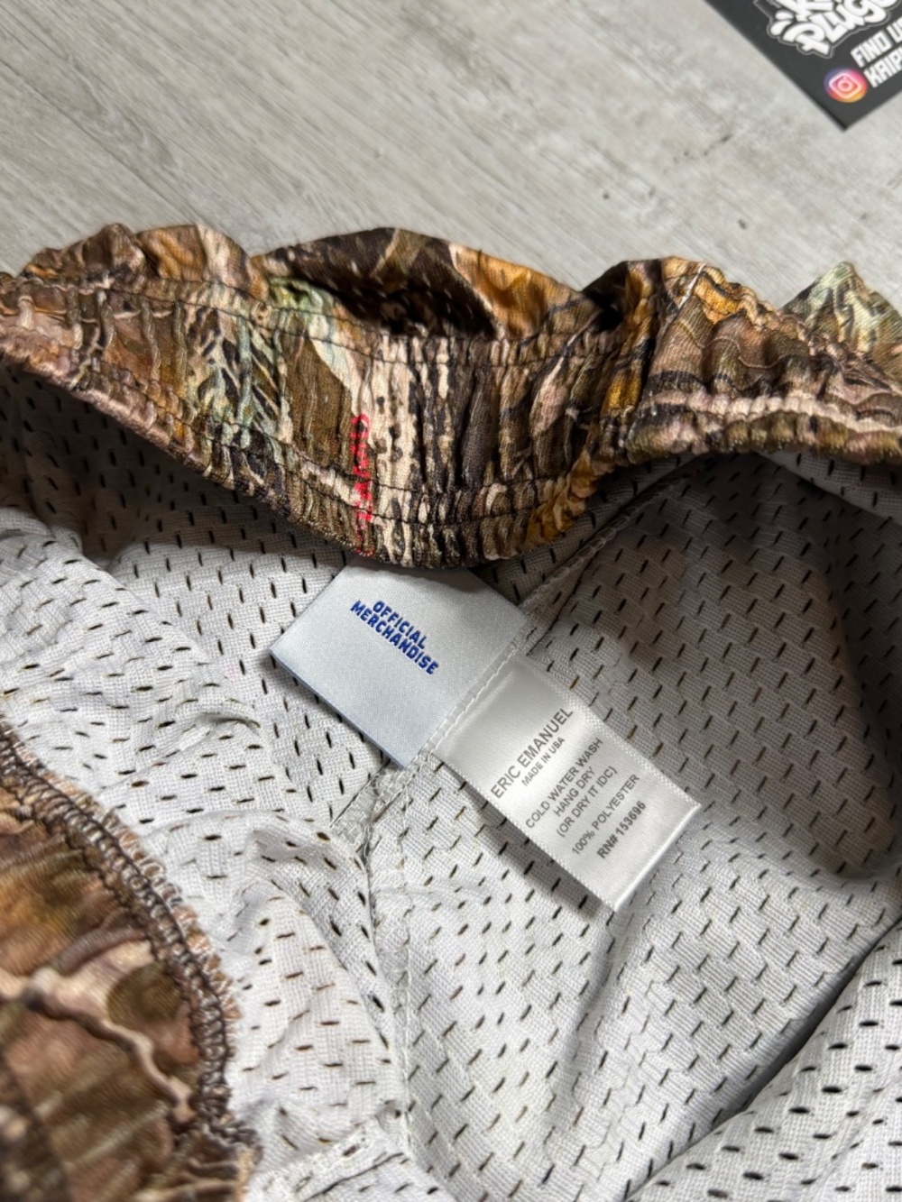 *NEW* Camo EE Emanuel Shorts Size Small, Medium, Large Comes With All Tags 100% - Picture 5 of 6